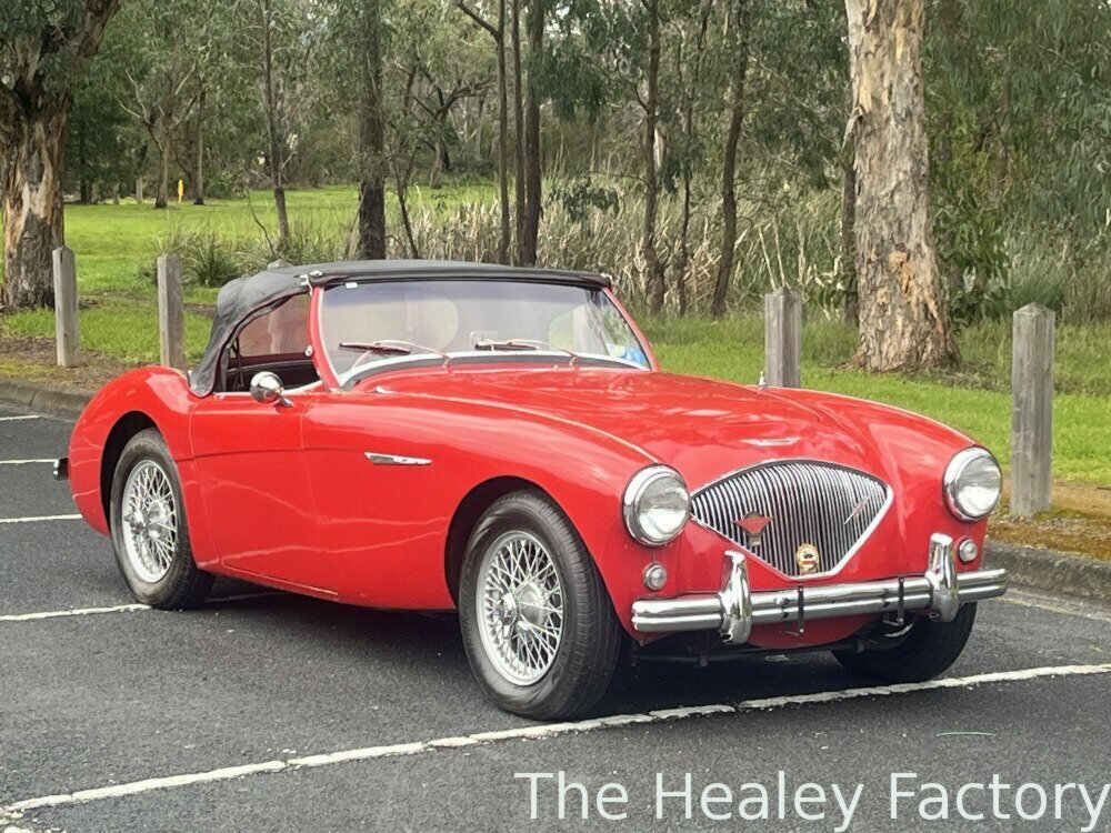 1955 AUSTIN HEALEY 100 BN1 4 SP MANUAL + O/DRIVE 2D ROADSTER