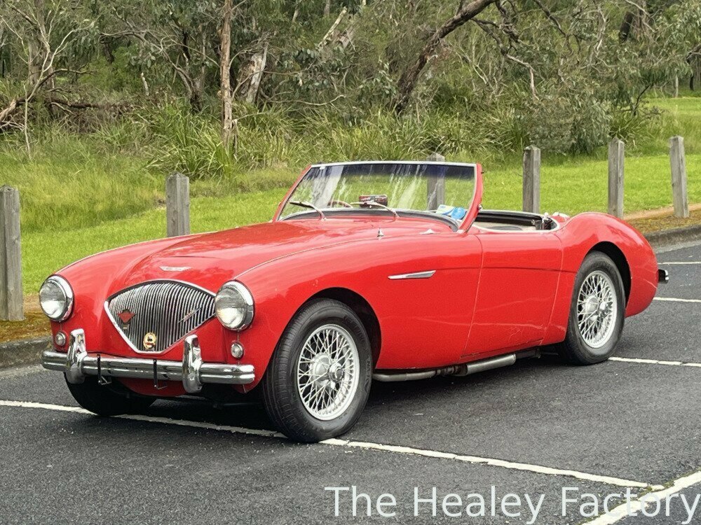 1955 AUSTIN HEALEY 100 BN1 4 SP MANUAL + O/DRIVE 2D ROADSTER