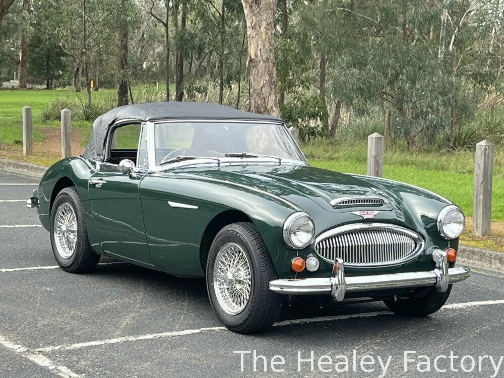 1966 AUSTIN HEALEY 3000 MK III BJ8 4 SP MANUAL + O/DRIVE 2D ROADSTER