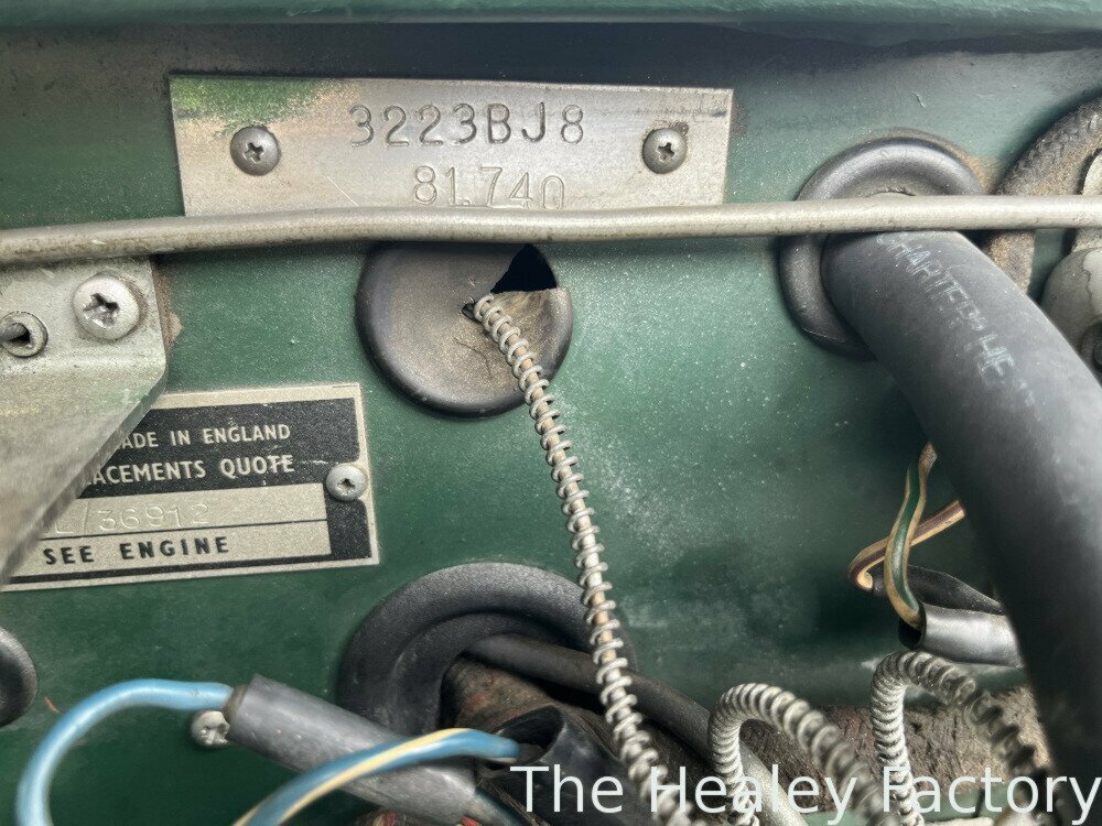 1966 AUSTIN HEALEY 3000 MK III BJ8 4 SP MANUAL + O/DRIVE 2D ROADSTER