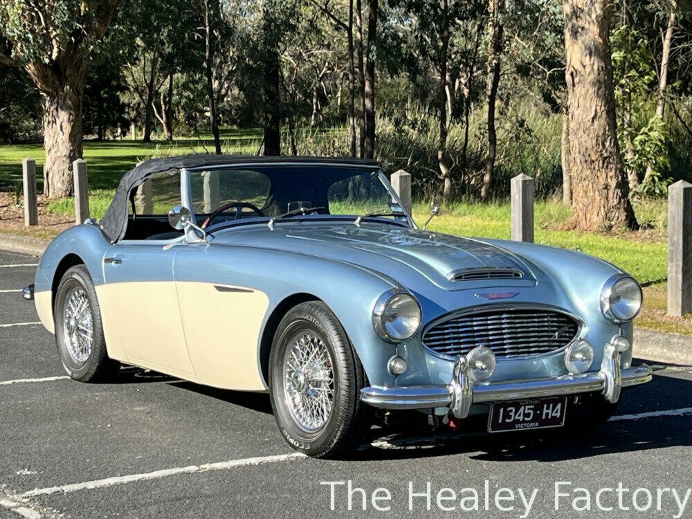 1958 AUSTIN HEALEY 100 BN4 4 SP MANUAL + O/DRIVE 2D ROADSTER