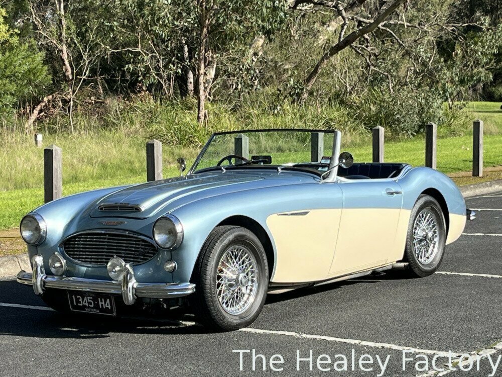 1958 AUSTIN HEALEY 100 BN4 4 SP MANUAL + O/DRIVE 2D ROADSTER