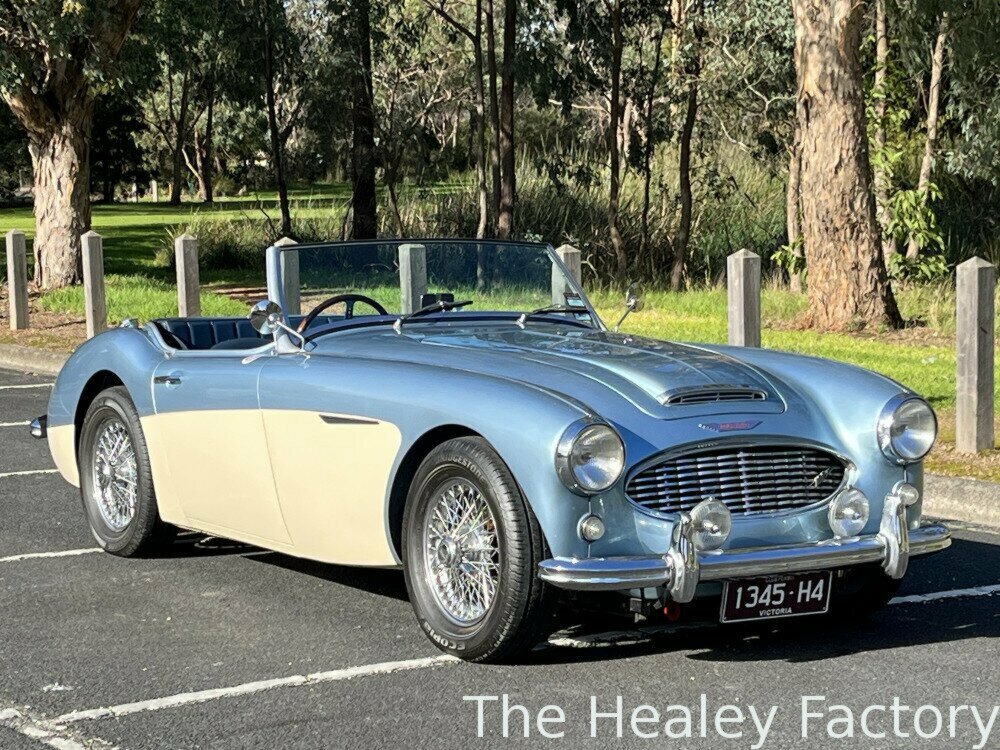 1958 AUSTIN HEALEY 100 BN4 4 SP MANUAL + O/DRIVE 2D ROADSTER