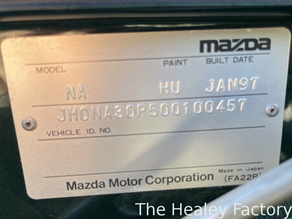 1997 MAZDA MX-5 5 SP MANUAL 2D ROADSTER