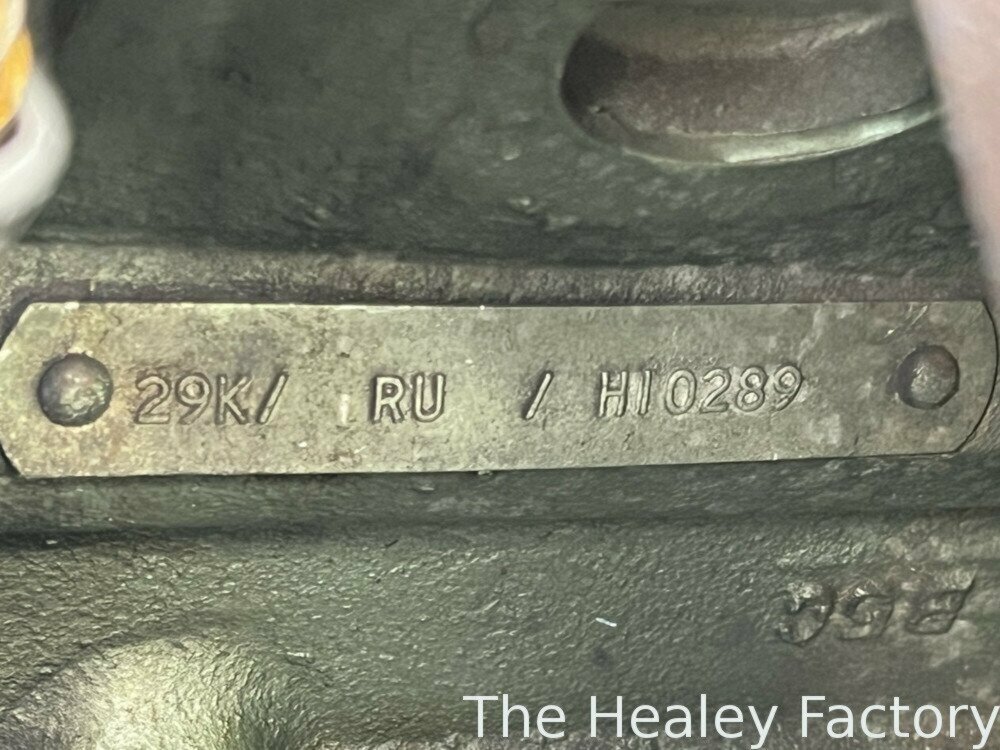 1966 AUSTIN HEALEY 3000 MK III BJ8 4 SP MAN + OVERDRIVE 2D ROADSTER