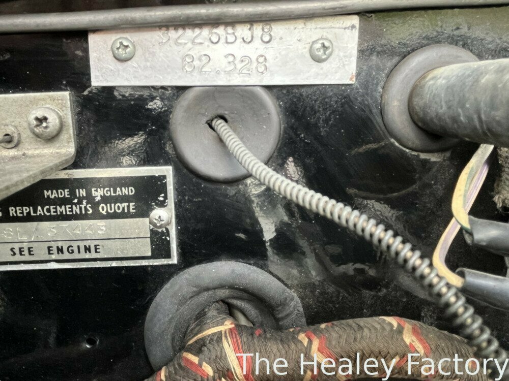 1966 AUSTIN HEALEY 3000 MK III BJ8 4 SP MAN + OVERDRIVE 2D ROADSTER