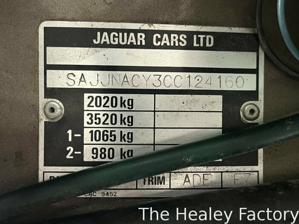 1985 JAGUAR XJSC 3 SP AUTOMATIC 2D CABRIOLET