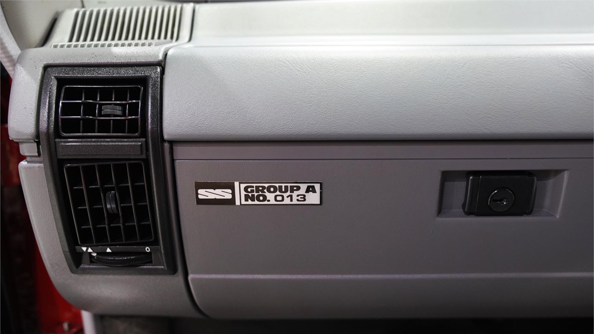1986 HOLDEN COMMODORE VL SS GROUP A MANUAL 4D SEDAN