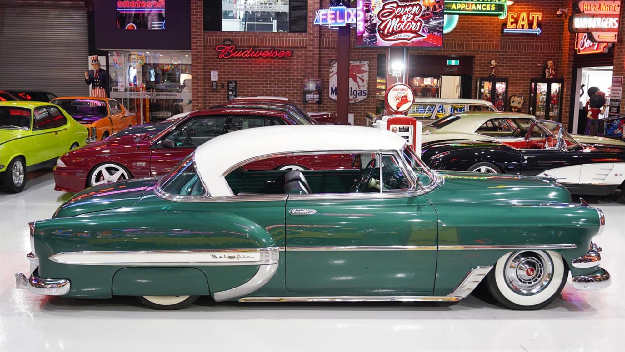 1954 CHEVROLET BEL AIR MANUAL COUPE
