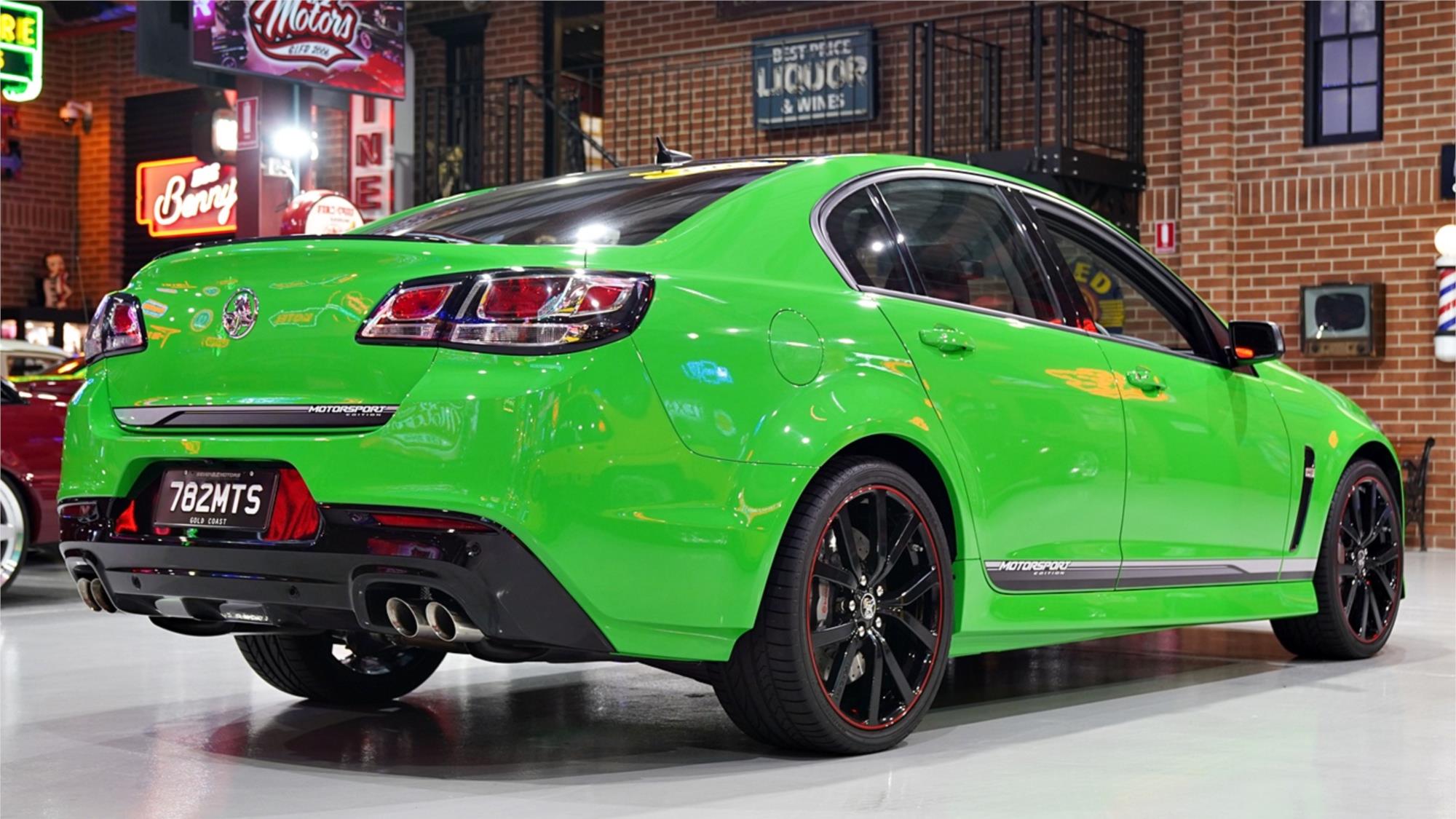 2017 HOLDEN COMMODORE VF II MOTORSPORT MANUAL SEDAN
