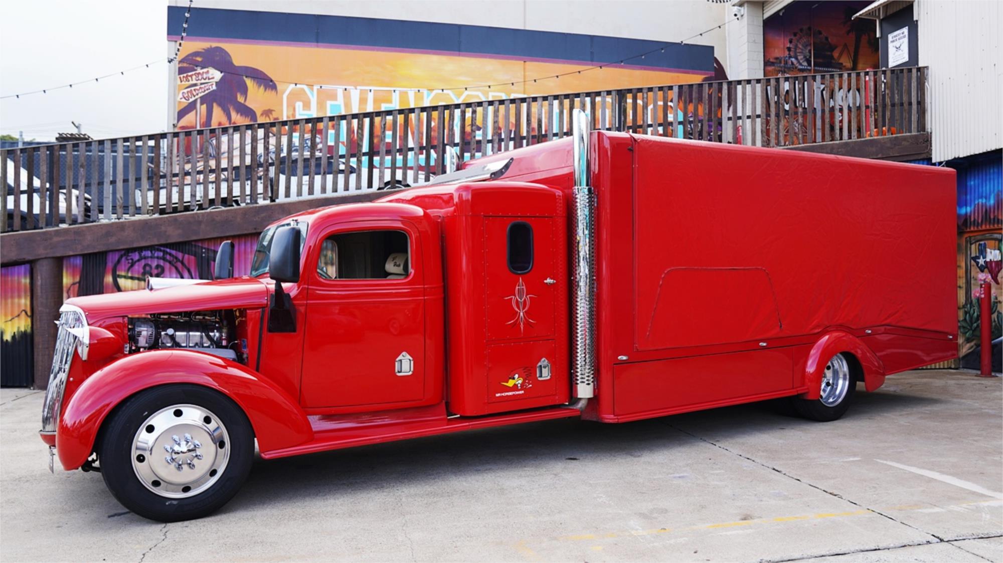1937 CHEVROLET HAULER DUAL CAB AUTOMATIC CAR HAULER TRUCK
