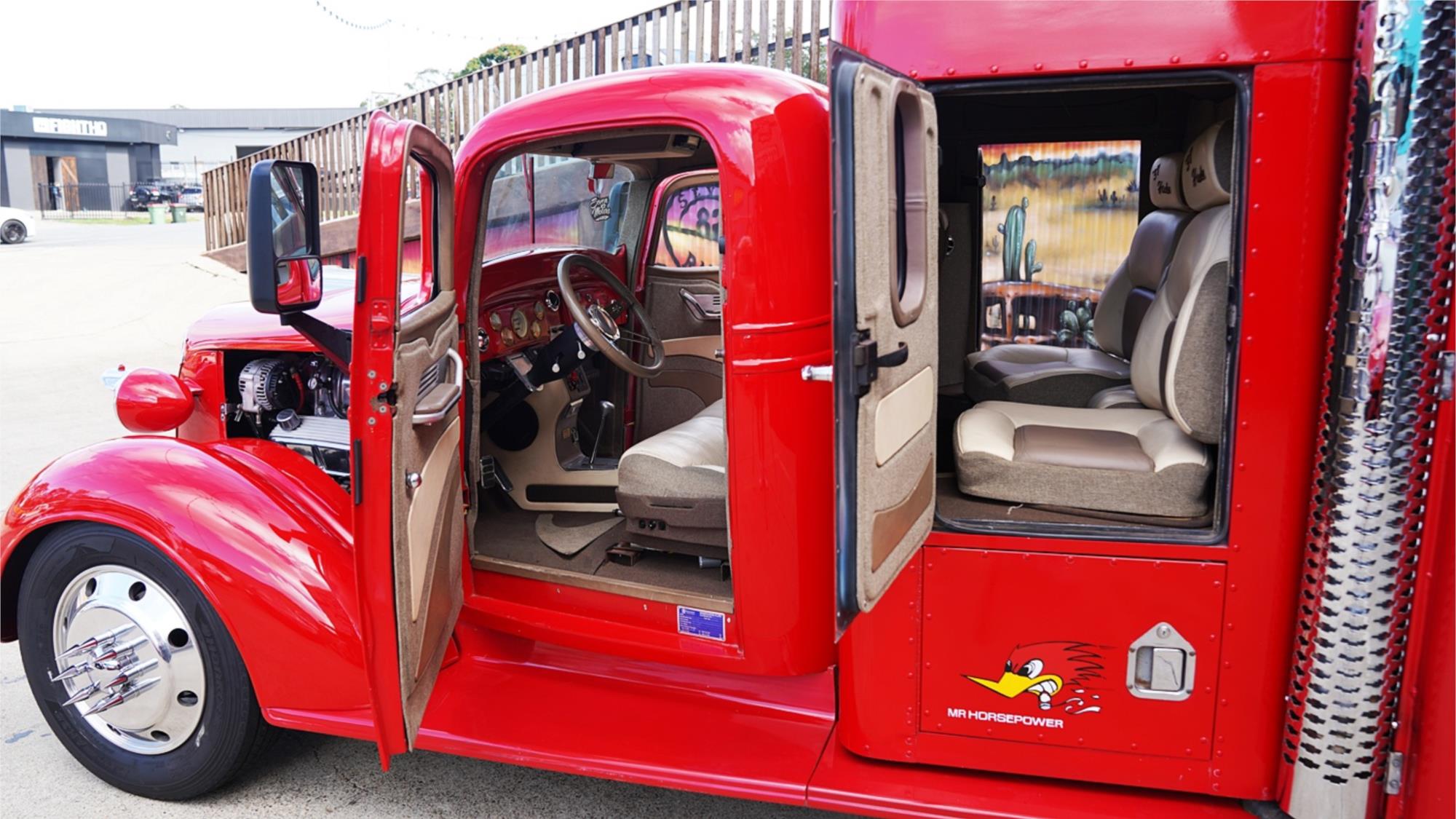 1937 CHEVROLET HAULER DUAL CAB AUTOMATIC CAR HAULER TRUCK