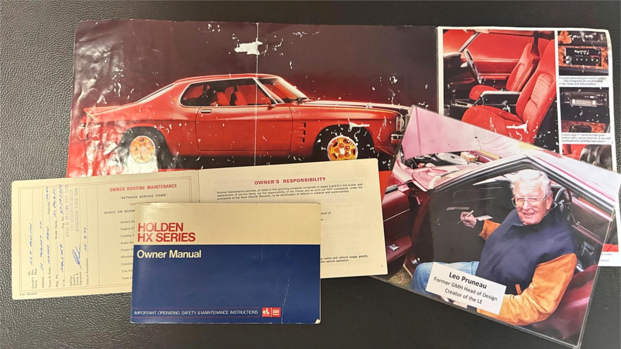 1976 HOLDEN MONARO HX LE AUTOMATIC COUPE