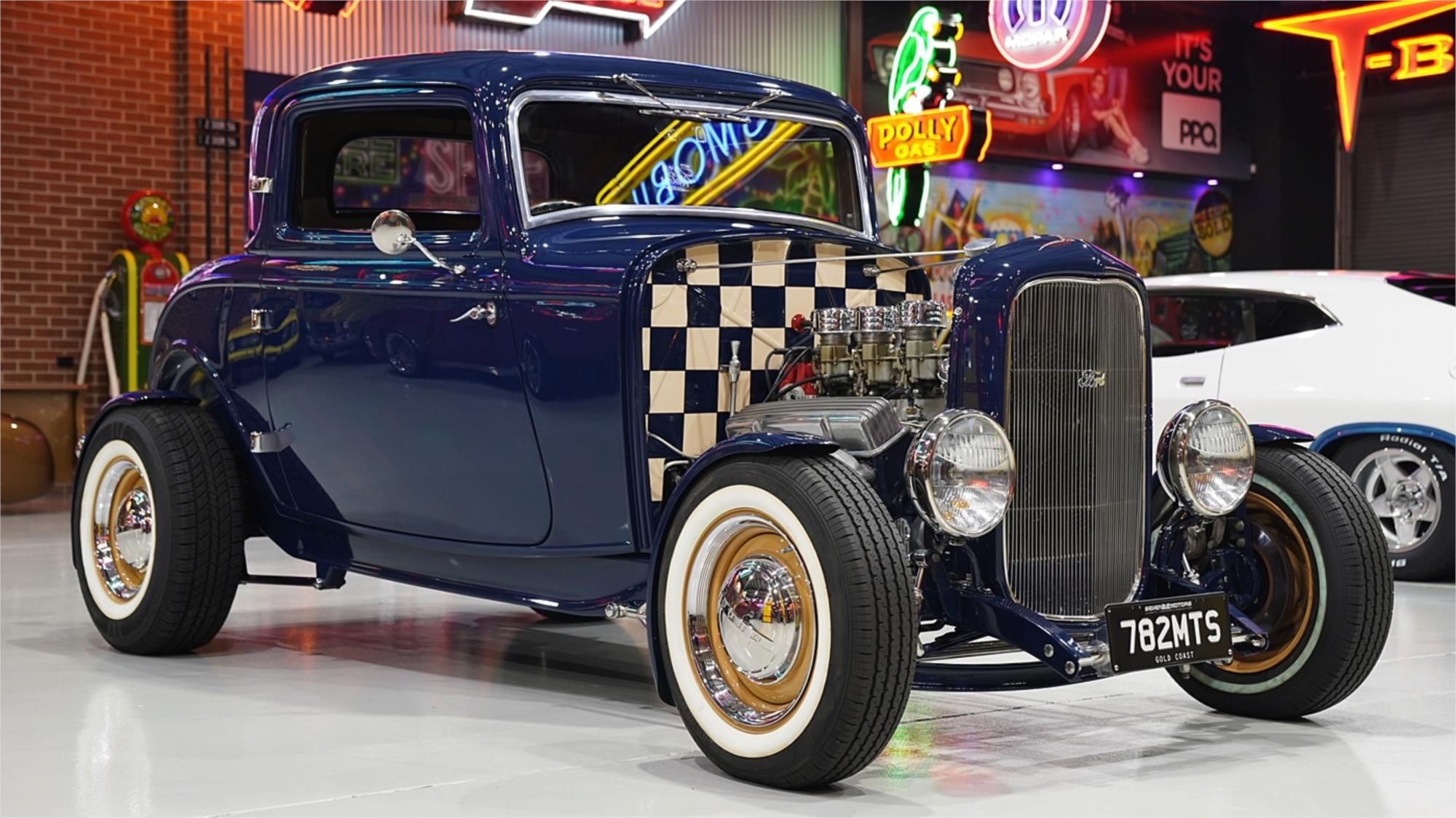 1932 FORD MODEL B DELUXE AUTOMATIC COUPE HOT ROD