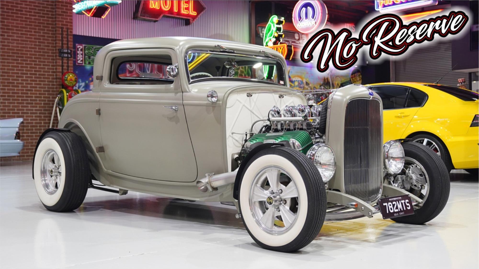 1932 FORD THREE WINDOW HOT ROD AUTOMATIC COUPE