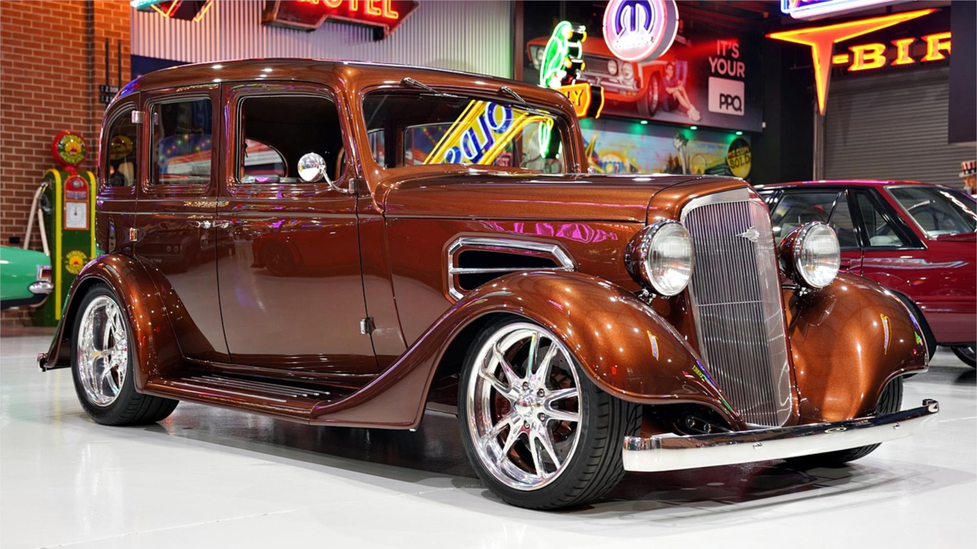 1934 CHEVROLET HOT ROD SEDAN MANUAL SEDAN