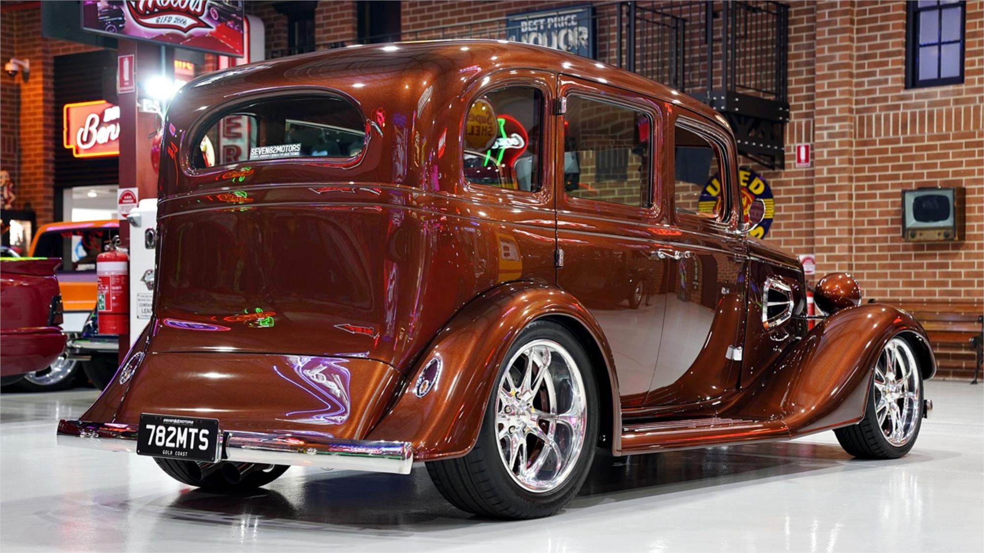 1934 CHEVROLET HOT ROD SEDAN MANUAL SEDAN