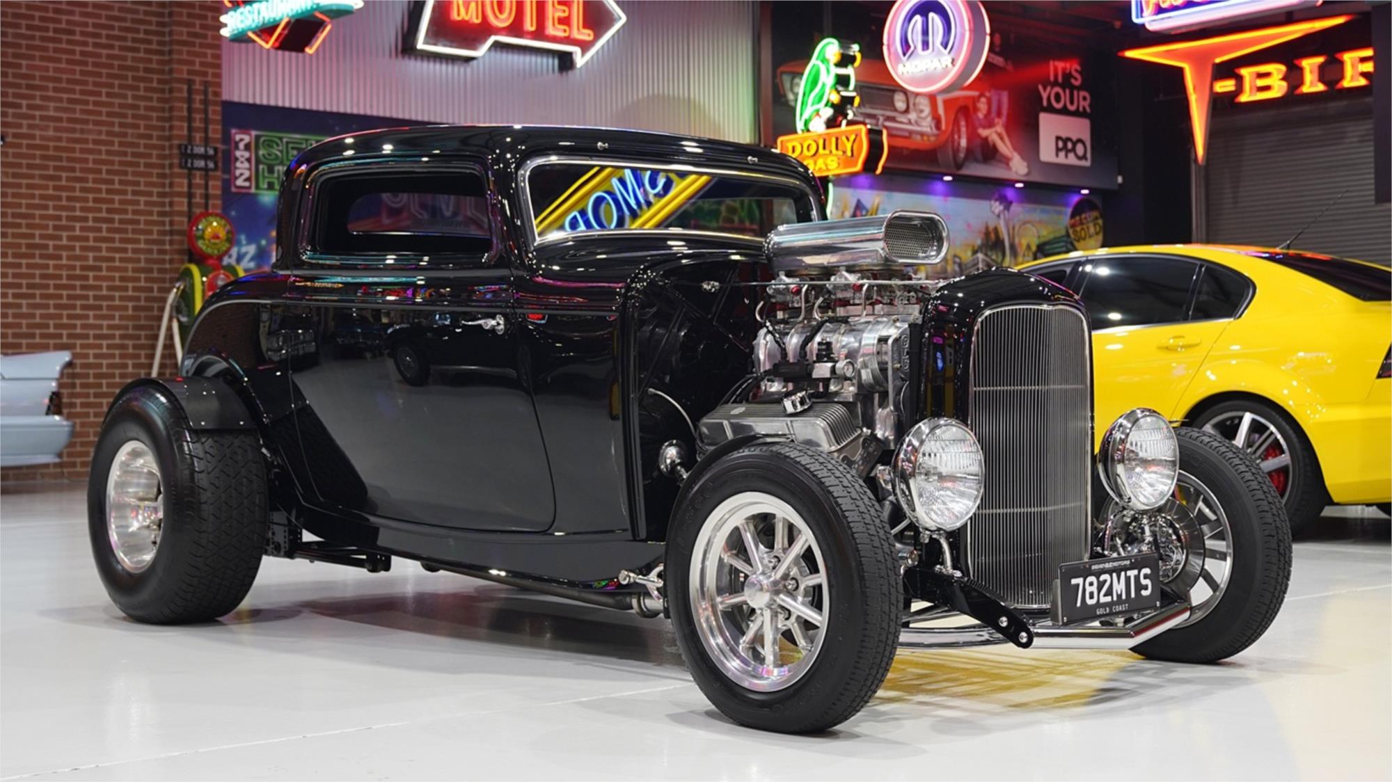 1932 FORD THREE WINDOW COUPE AUTOMATIC HOT ROD COUPE