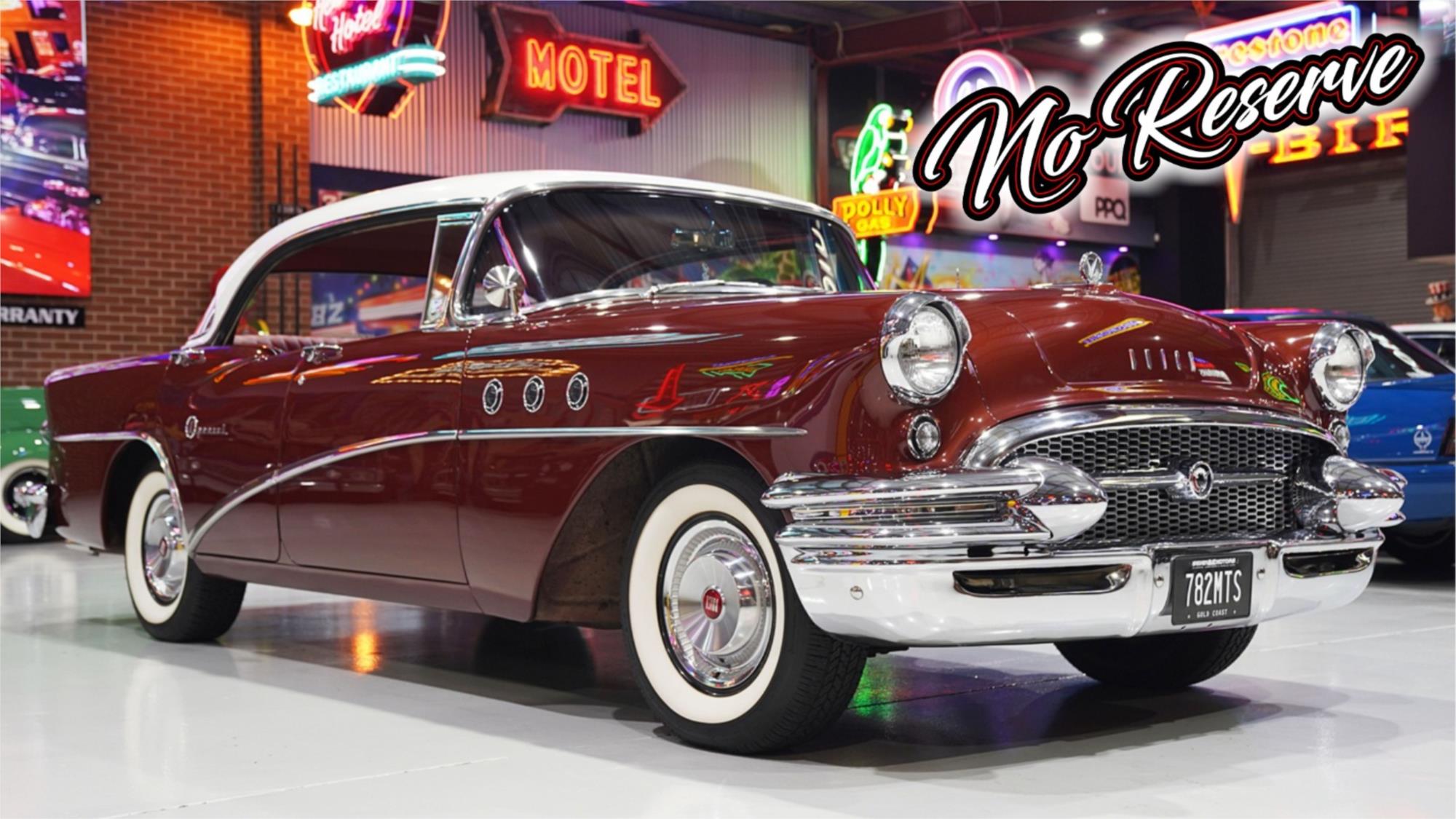 1955 BUICK SPECIAL FOUR DOOR RIVIERA AUTOMATIC SEDAN