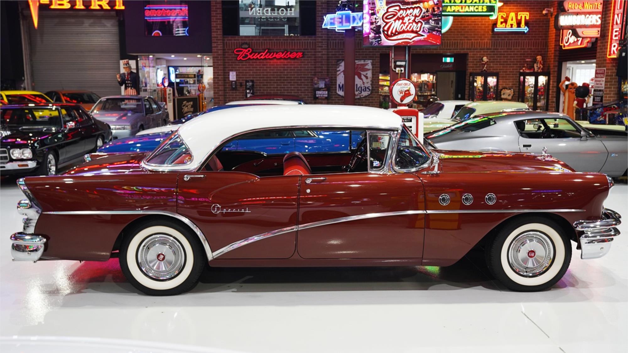 1955 BUICK SPECIAL FOUR DOOR RIVIERA AUTOMATIC SEDAN