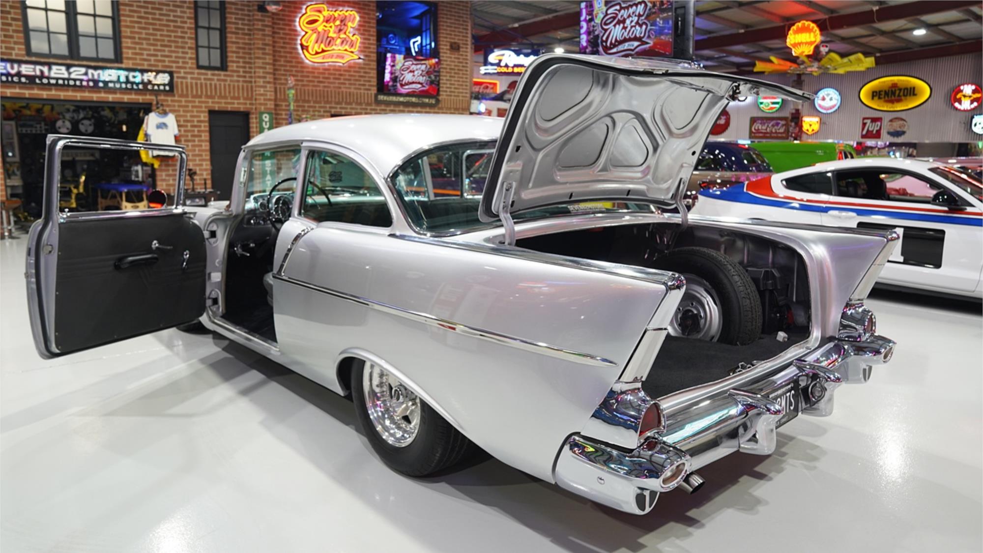 1957 CHEVROLET 150 AUTOMATIC TWO DOOR SEDAN
