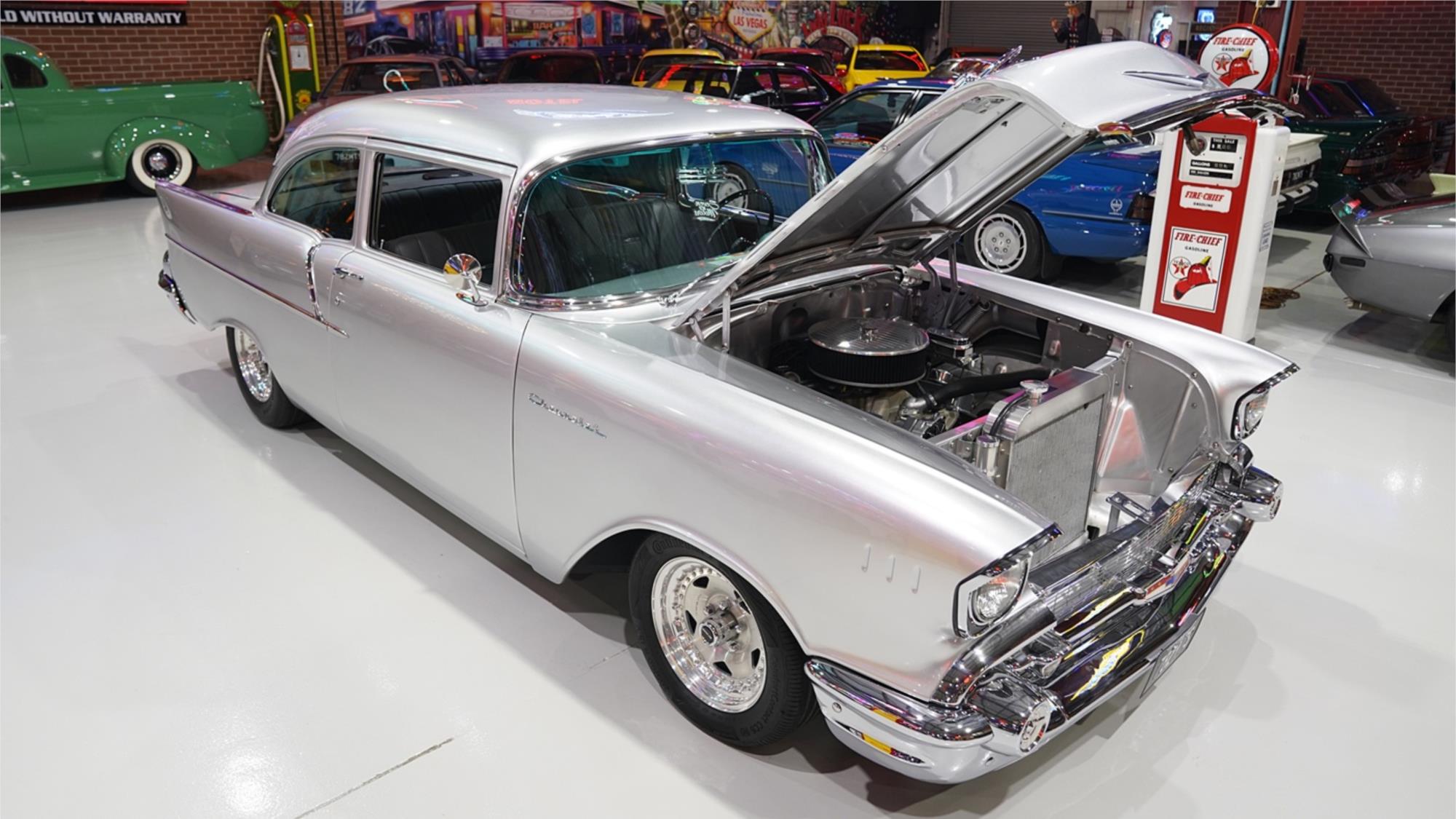 1957 CHEVROLET 150 AUTOMATIC TWO DOOR SEDAN