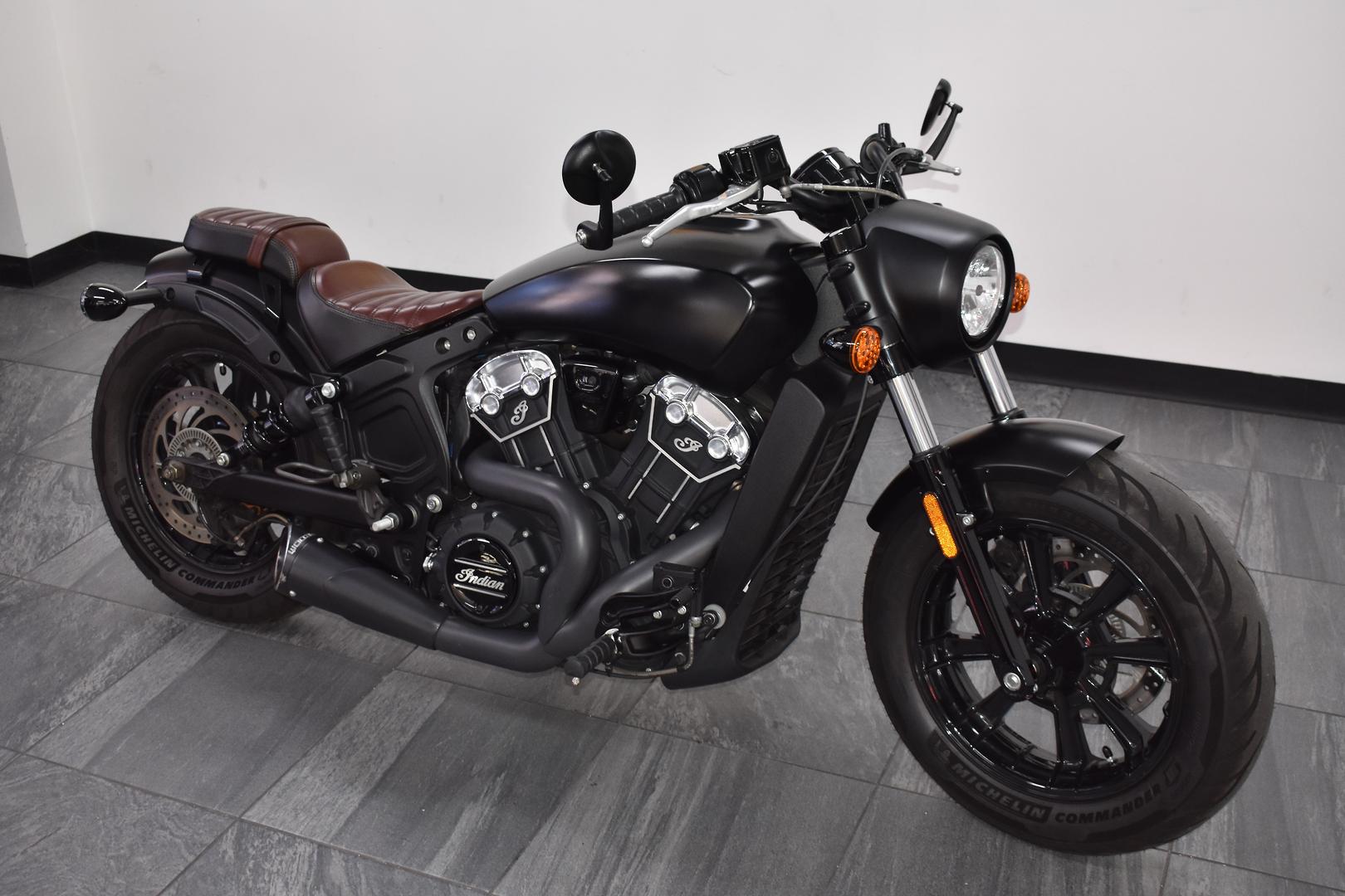 2018 INDIAN SCOUT BOBBER THUNDER BLACK CRUISER