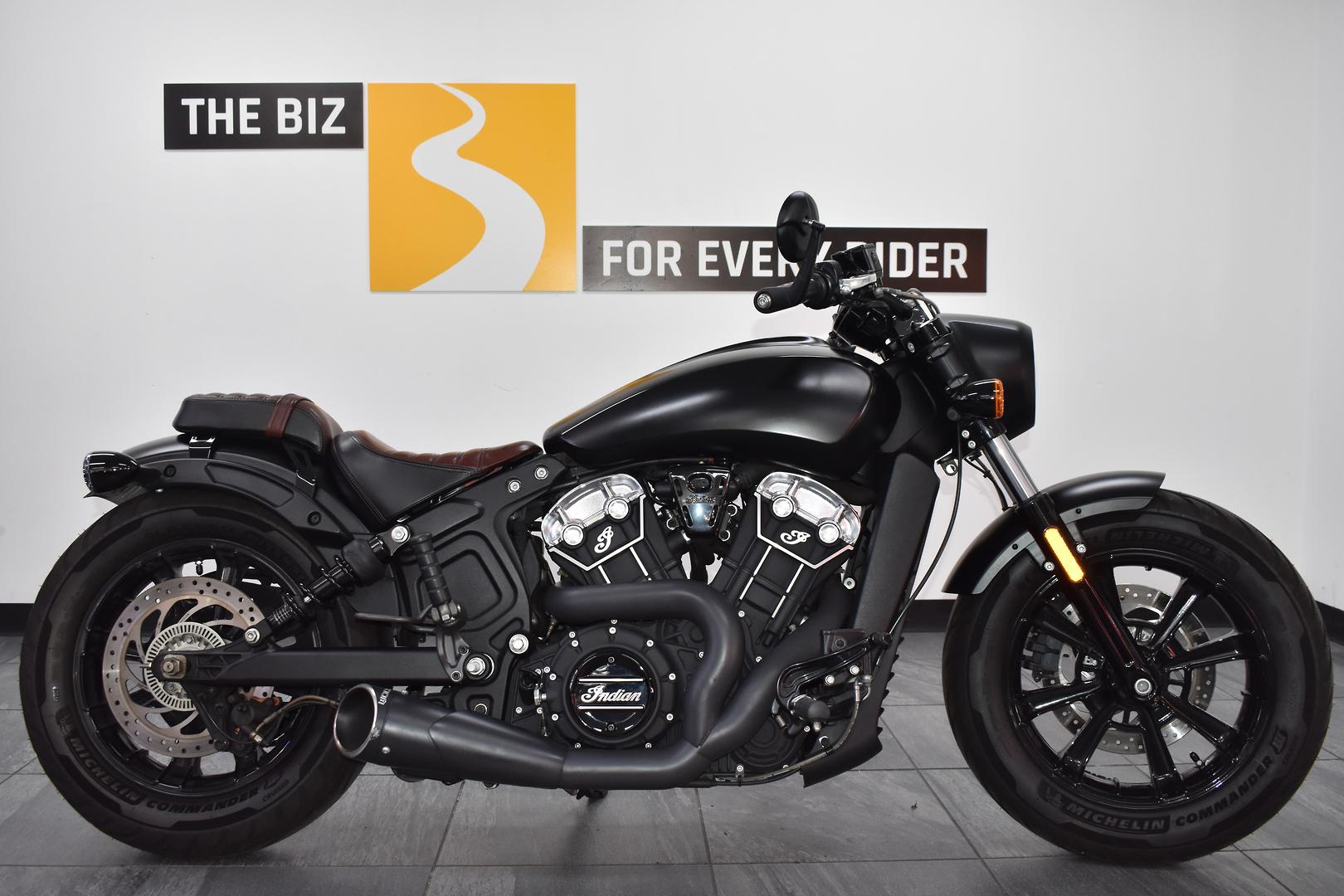 2018 INDIAN SCOUT BOBBER THUNDER BLACK CRUISER