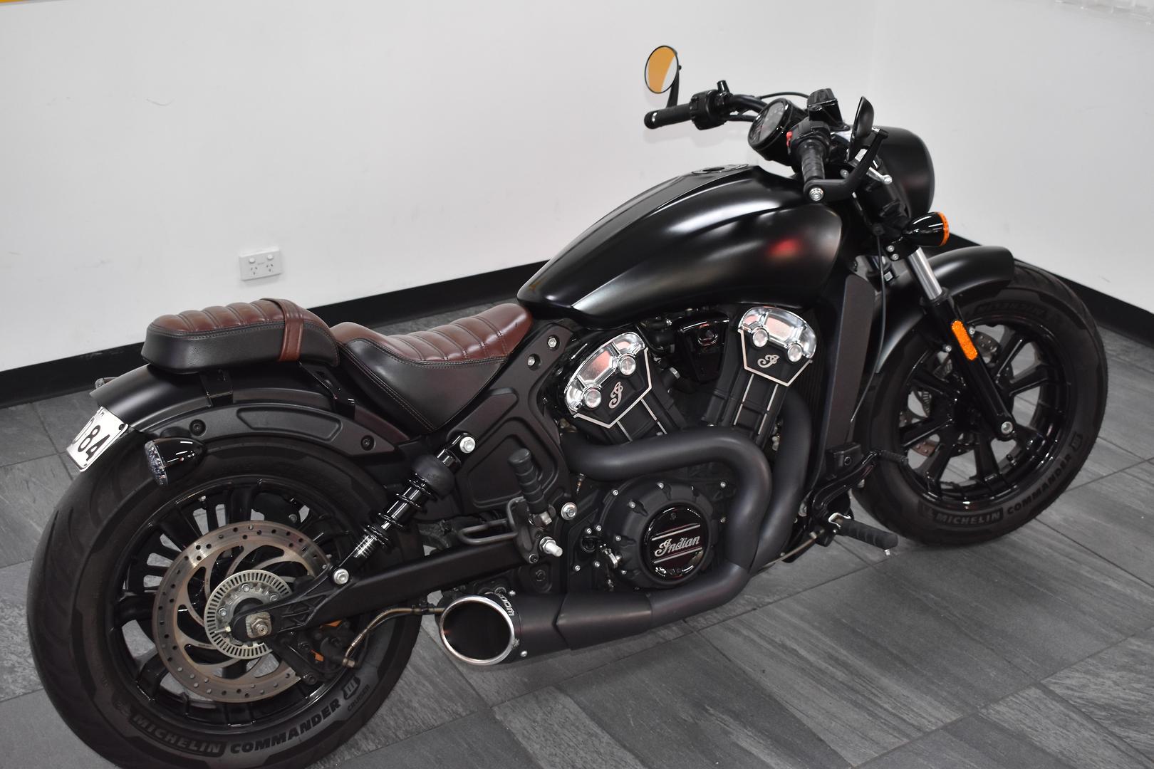 2018 INDIAN SCOUT BOBBER THUNDER BLACK CRUISER