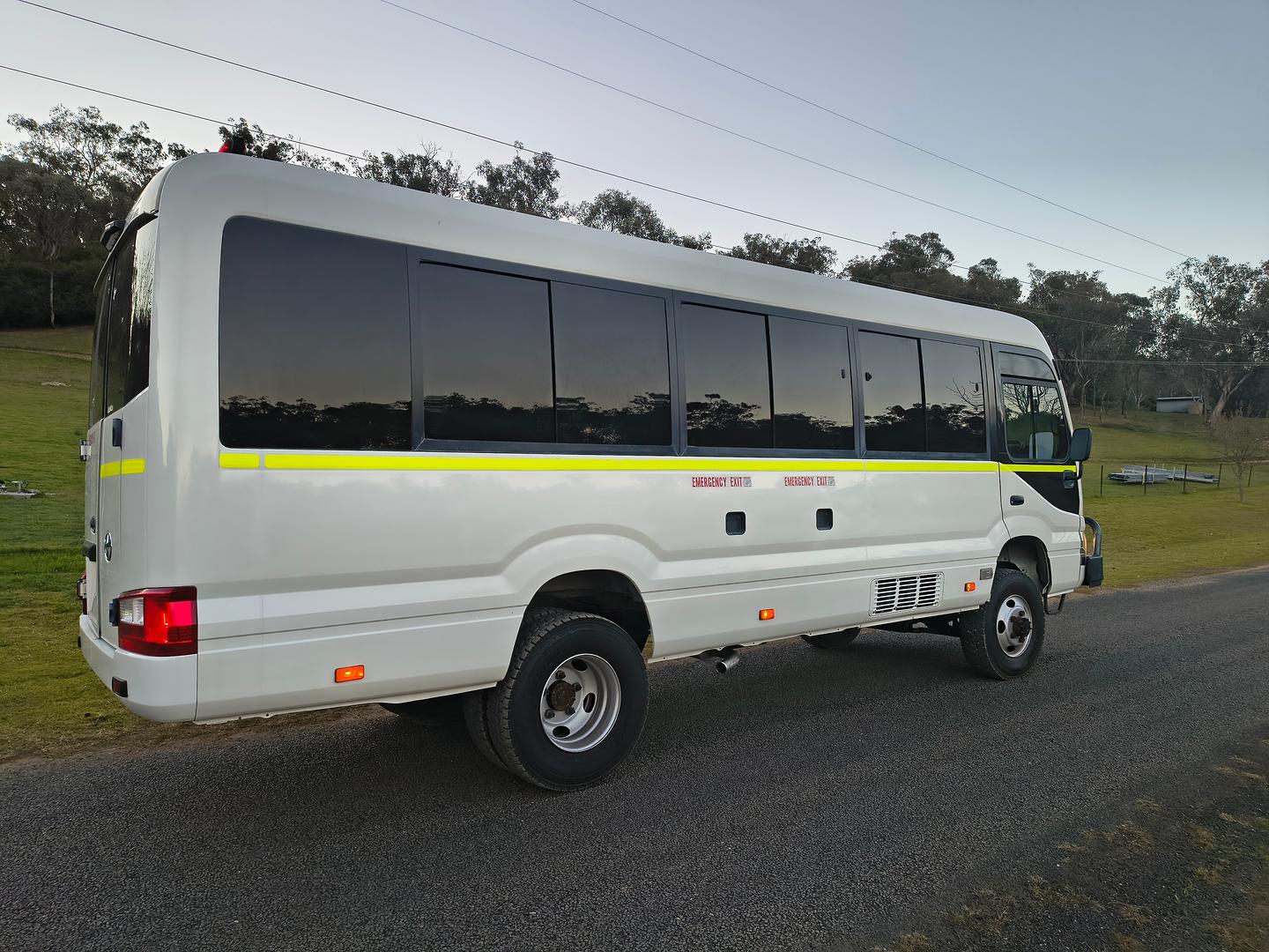 2017 TOYOTA COASTER XZB70R MY17 DELUXE (LWB) 4 SP AUTOMATIC BUS