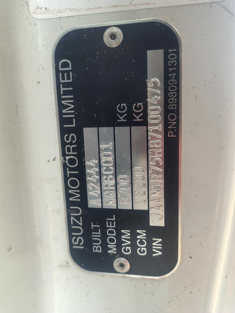 2008 ISUZU NQR NH 450 CREW 6 SP MANUAL C/CHAS