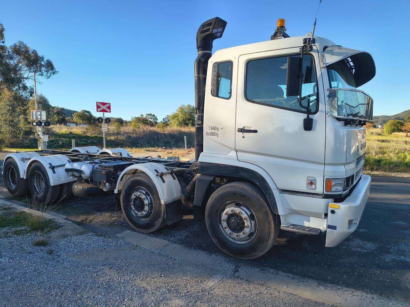 2010 MITSUBISHI FUSO FS FS MY08 52J LWB 18 SP MANUAL C/CHAS