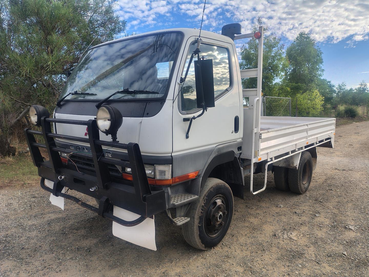 1996 MITSUBISHI CANTER W6 MWB (4x4) FG639 10 SP MANUAL C/CHAS