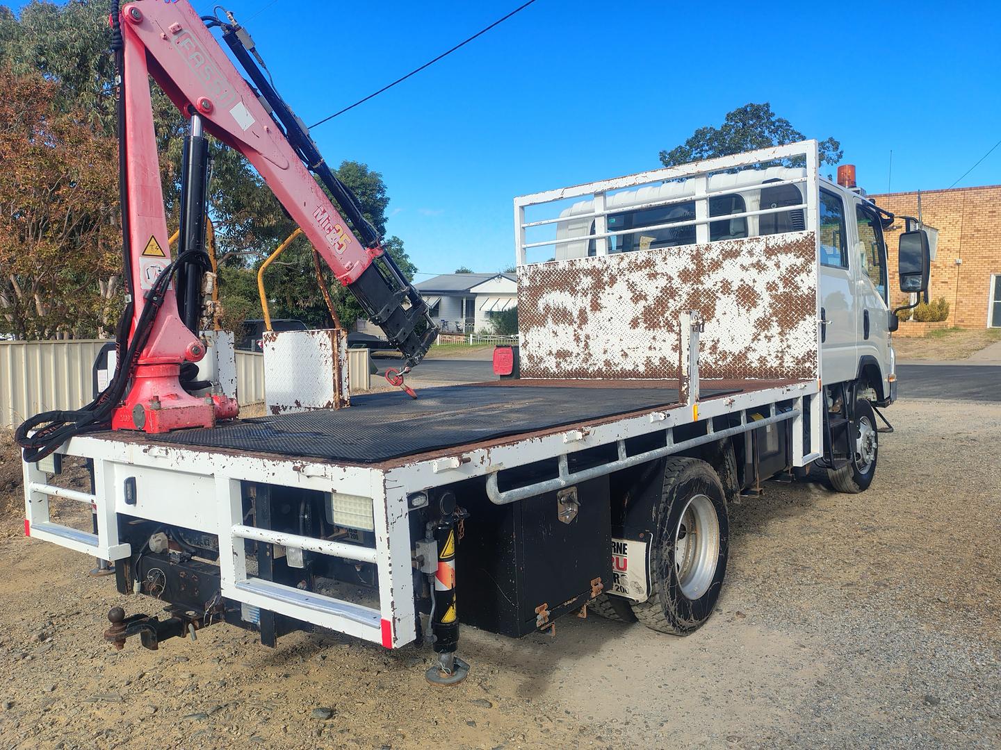 2012 ISUZU NPS NH 300 (4x4) CREW 6 SP MANUAL C/CHAS