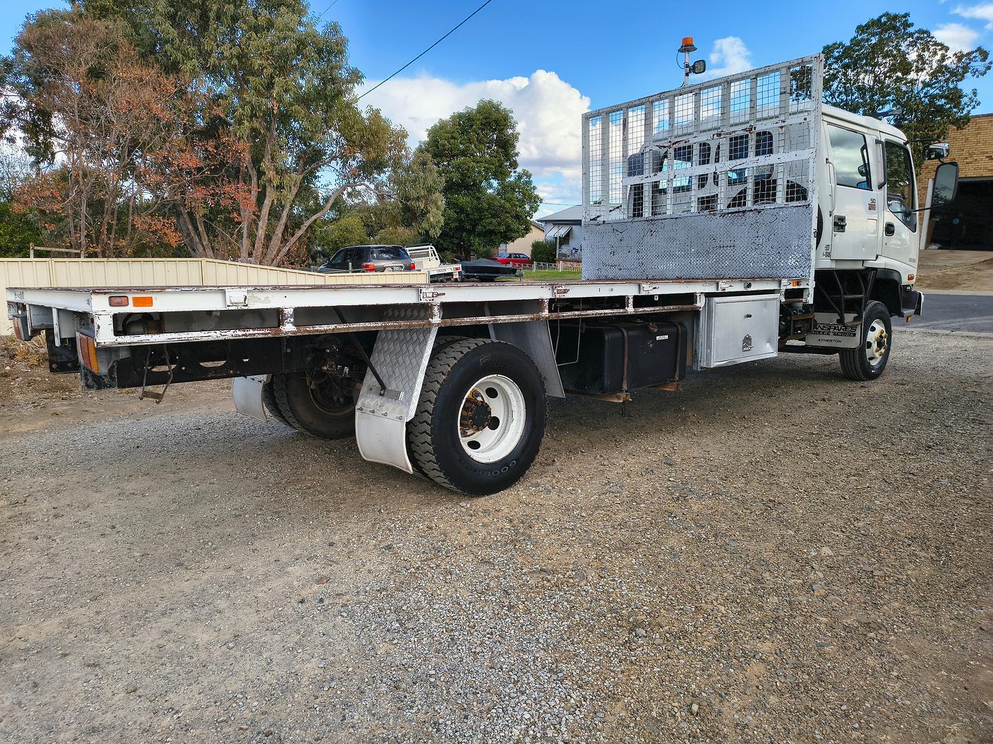 2007 ISUZU FRR F3 550 CREW 6 SP MANUAL C/CHAS