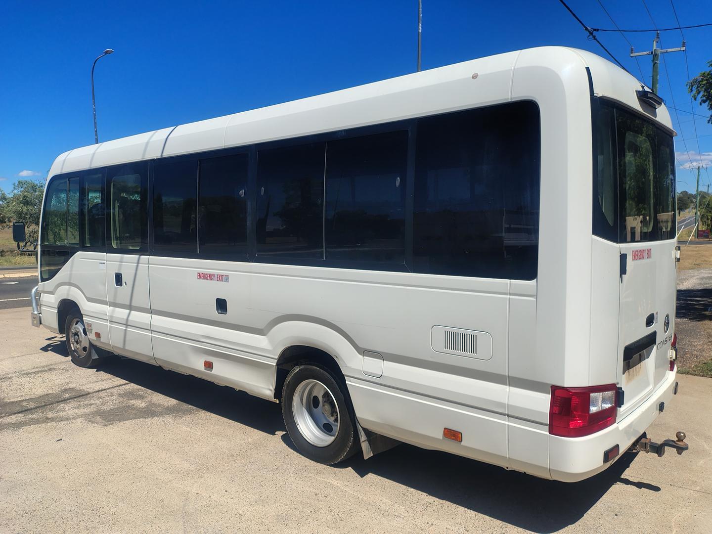 2018 TOYOTA COASTER XZB70R MY17 DELUXE (LWB) 4 SP AUTOMATIC BUS
