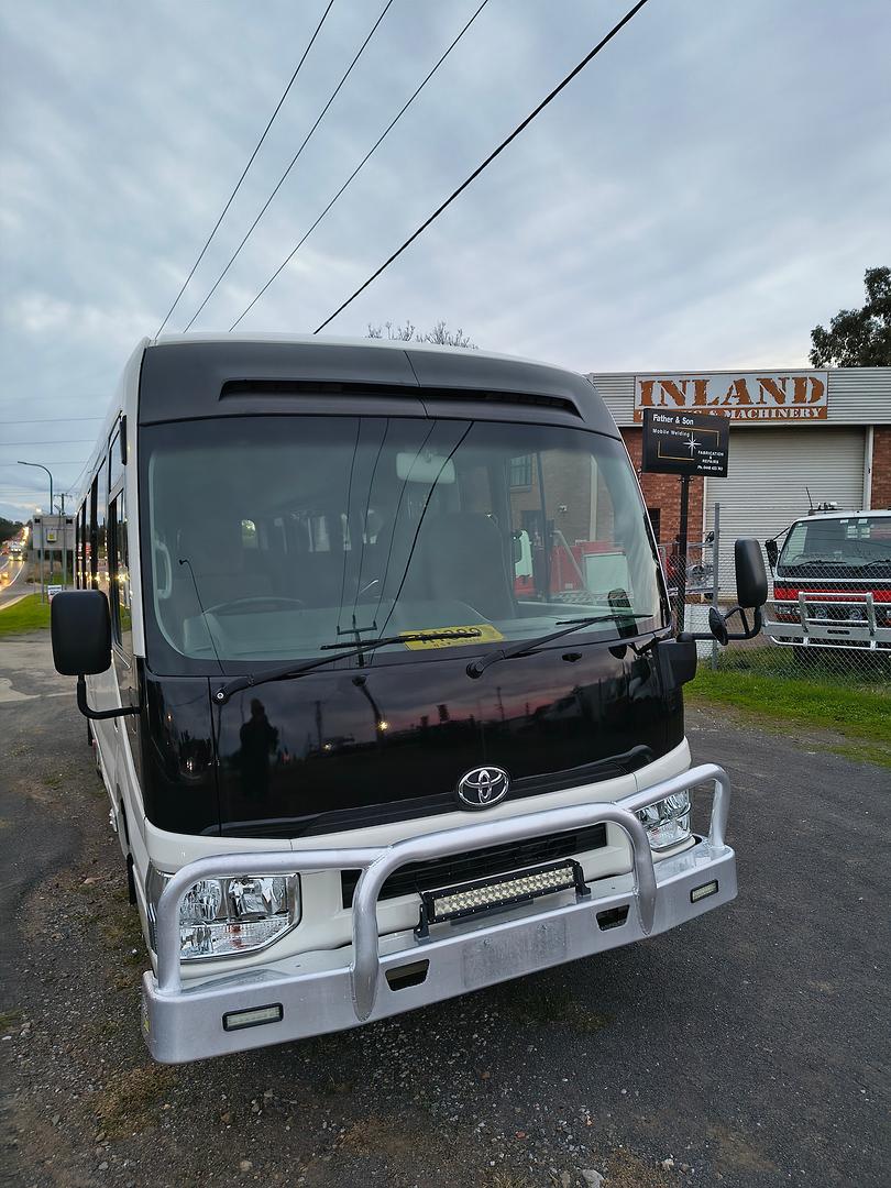 2018 TOYOTA COASTER XZB70R MY17 DELUXE (LWB) 4 SP AUTOMATIC BUS