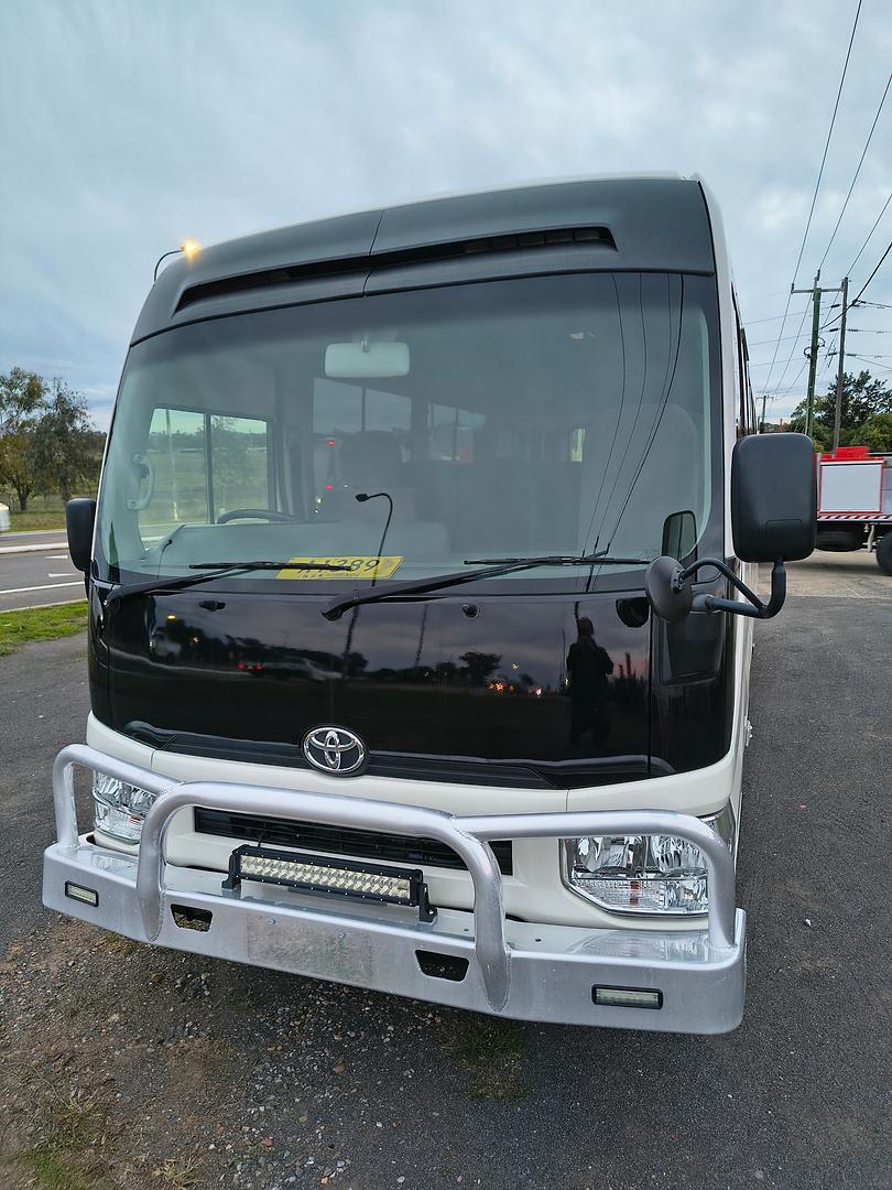 2018 TOYOTA COASTER XZB70R MY17 DELUXE (LWB) 4 SP AUTOMATIC BUS