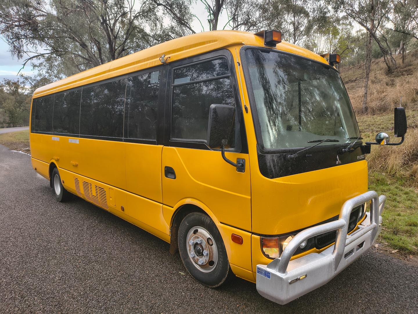 2014 MITSUBISHI FUSO ROSA BE64D DELUXE 6 SP MANUAL BUS