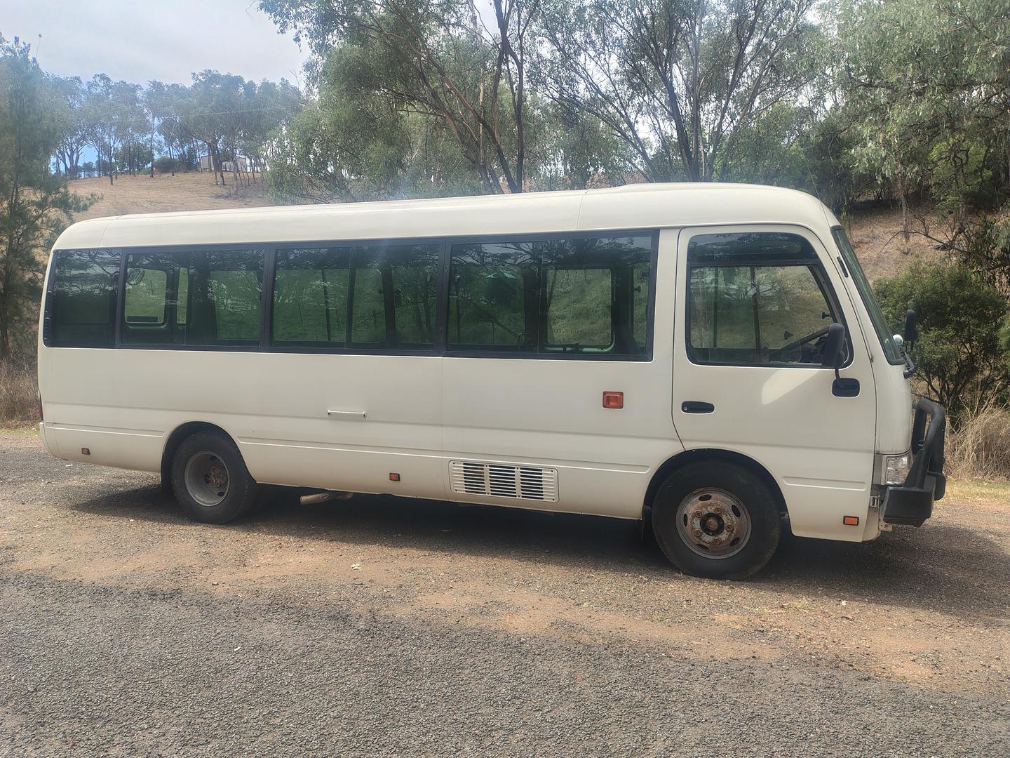 2007 TOYOTA COASTER XZB50R 07 UPGRADE DELUXE (LWB) 5 SP MANUAL BUS