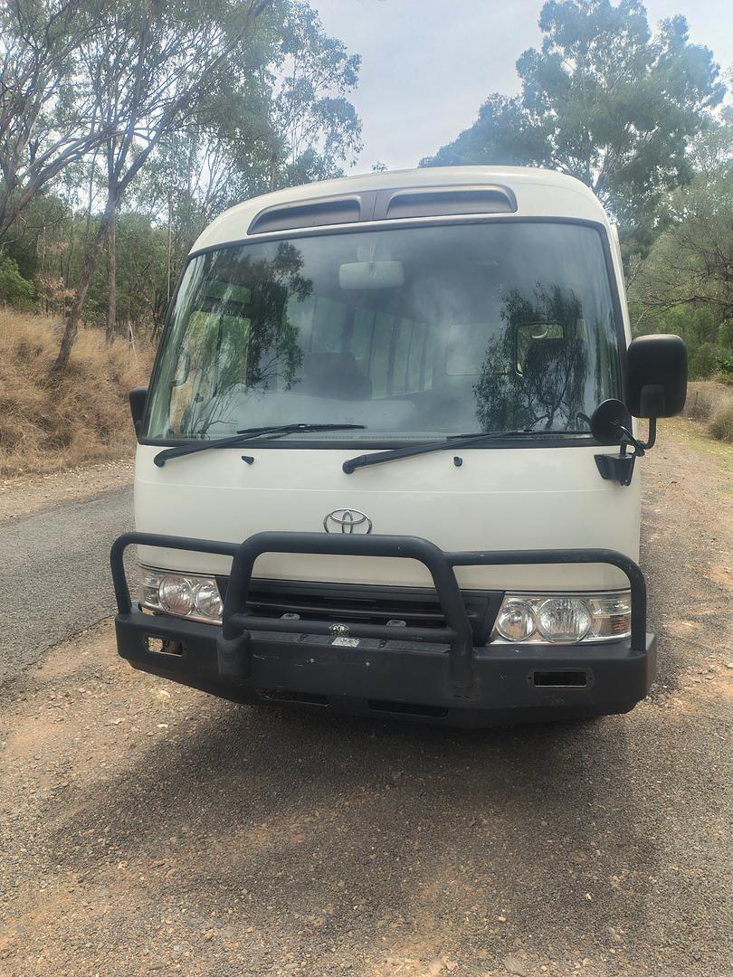 2007 TOYOTA COASTER XZB50R 07 UPGRADE DELUXE (LWB) 5 SP MANUAL BUS