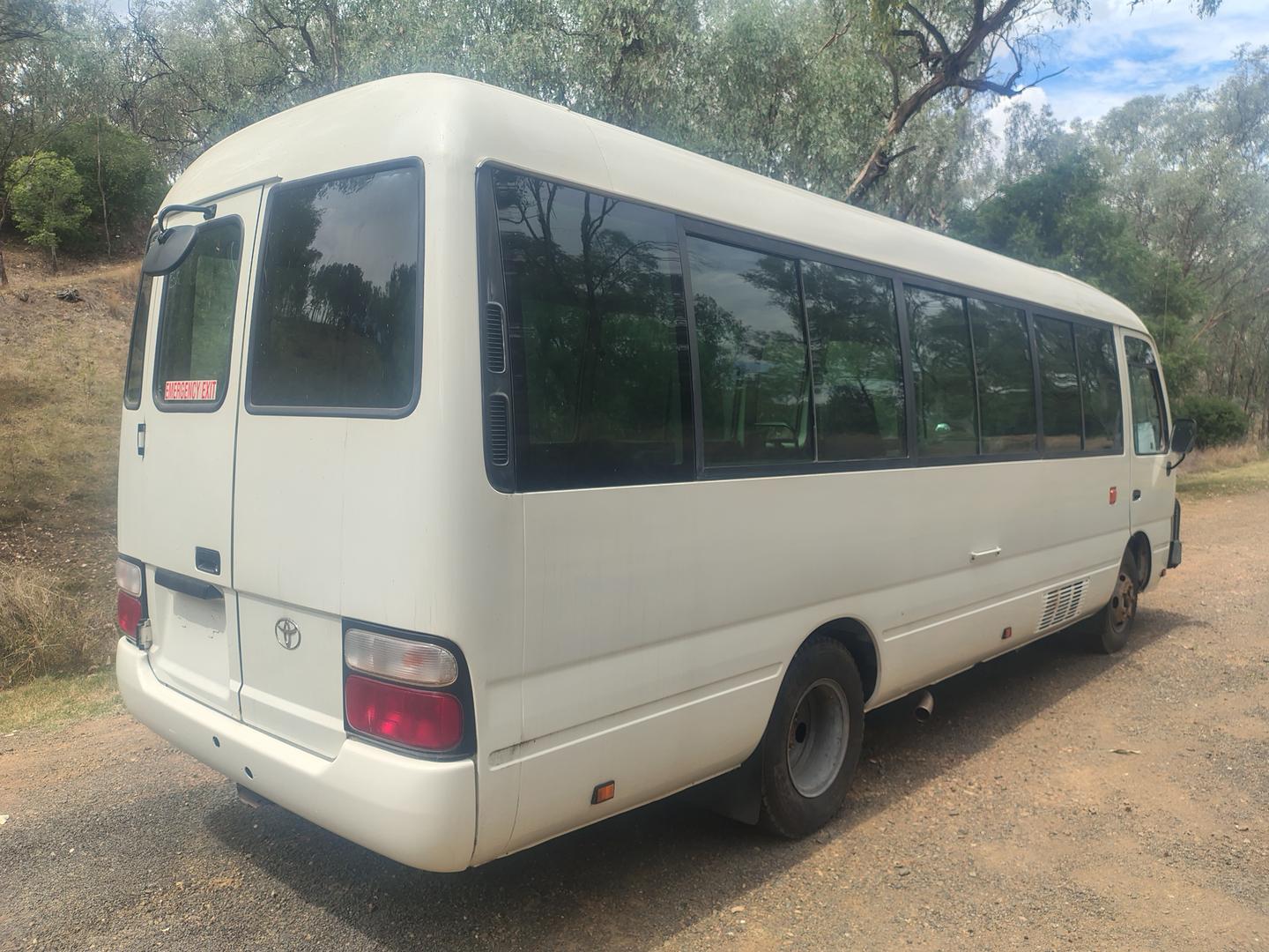 2007 TOYOTA COASTER XZB50R 07 UPGRADE DELUXE (LWB) 5 SP MANUAL BUS
