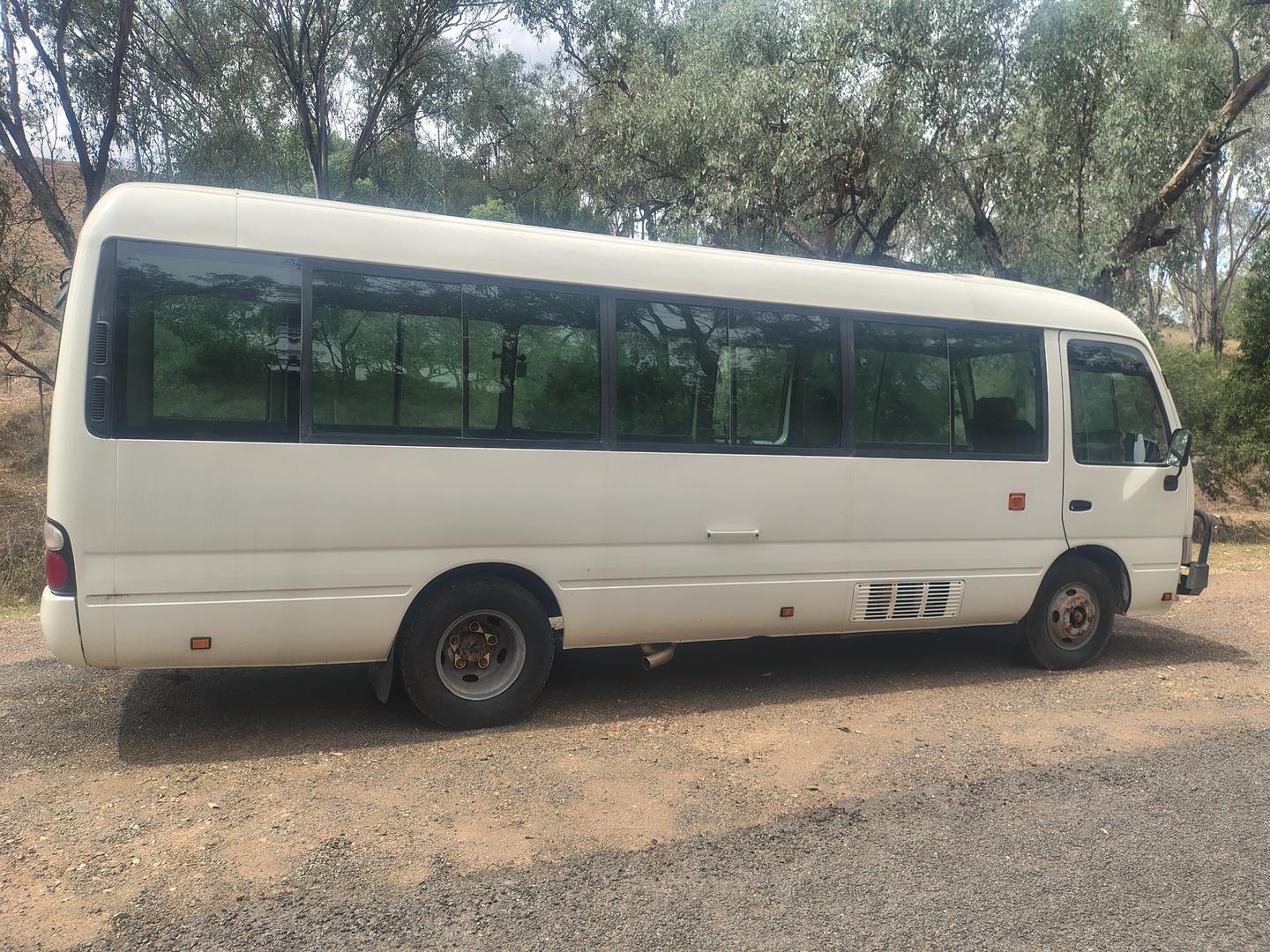 2007 TOYOTA COASTER XZB50R 07 UPGRADE DELUXE (LWB) 5 SP MANUAL BUS