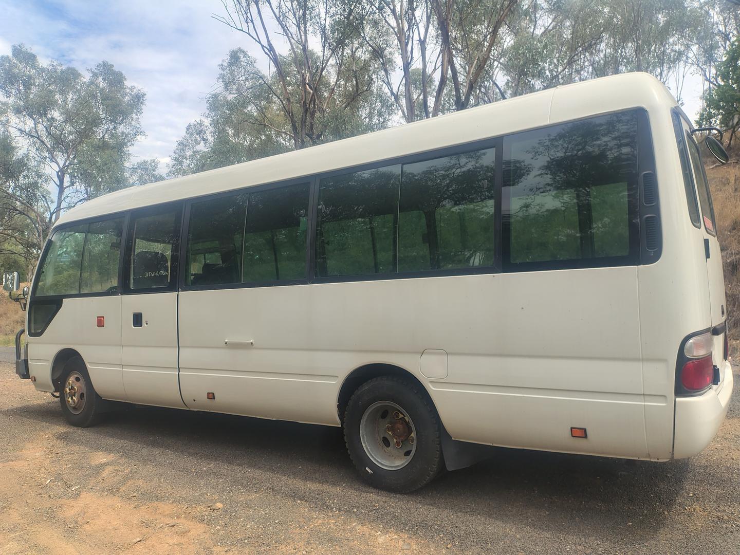 2007 TOYOTA COASTER XZB50R 07 UPGRADE DELUXE (LWB) 5 SP MANUAL BUS