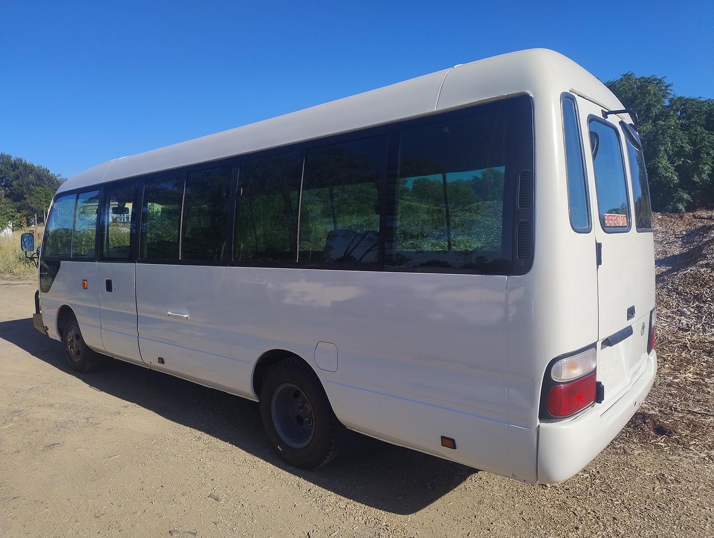 2007 TOYOTA COASTER XZB50R 07 UPGRADE DELUXE (LWB) 5 SP MANUAL BUS