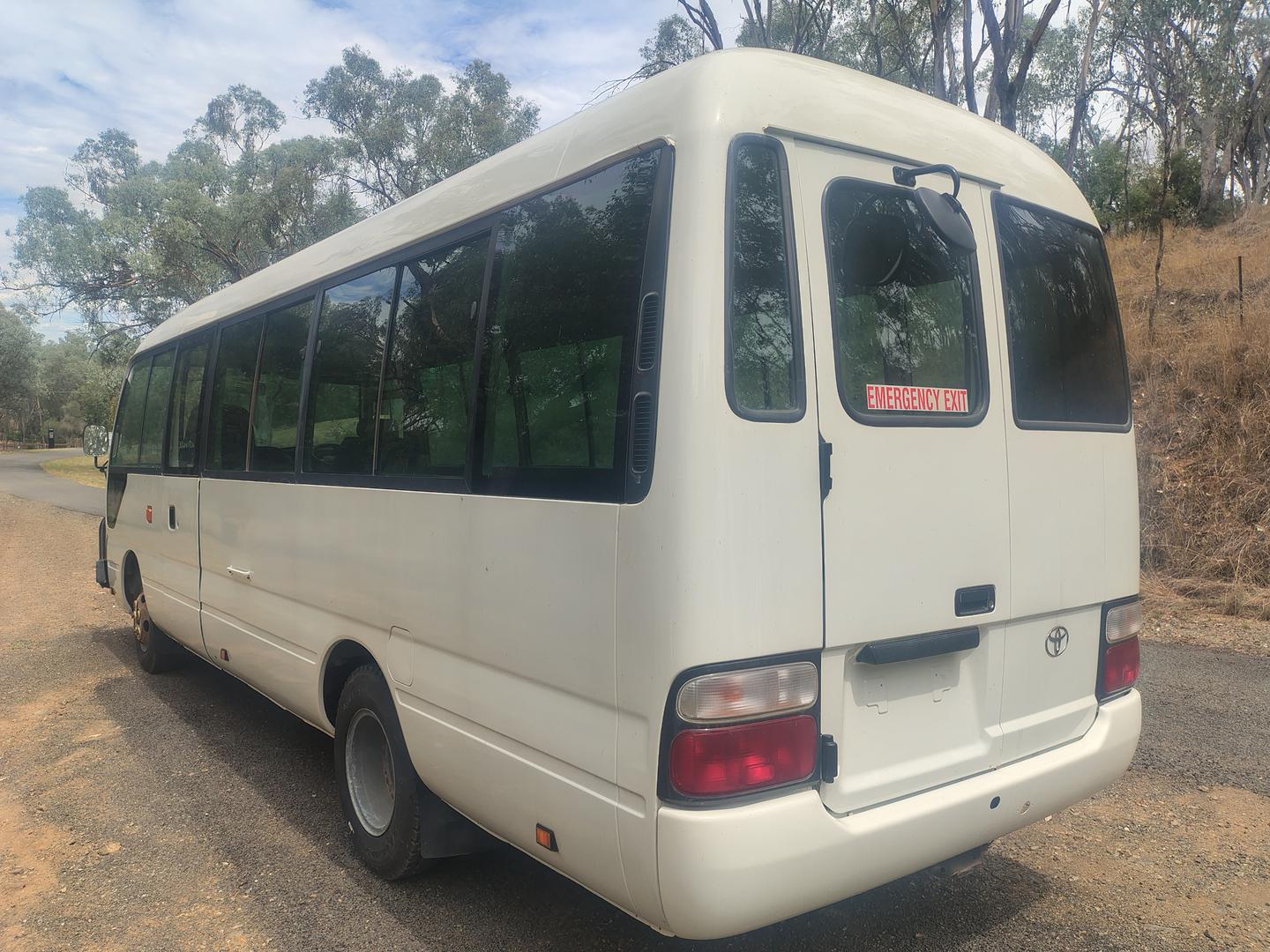 2007 TOYOTA COASTER XZB50R 07 UPGRADE DELUXE (LWB) 5 SP MANUAL BUS