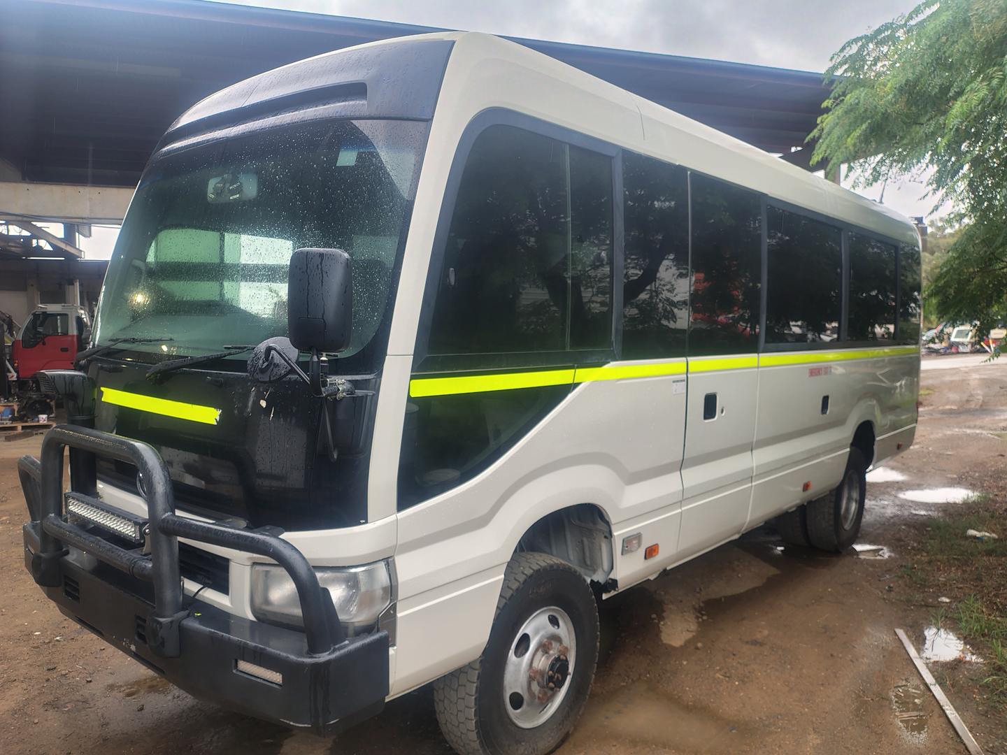 2017 TOYOTA COASTER XZB50R MY15 DELUXE (LWB) 4 SP AUTOMATIC BUS