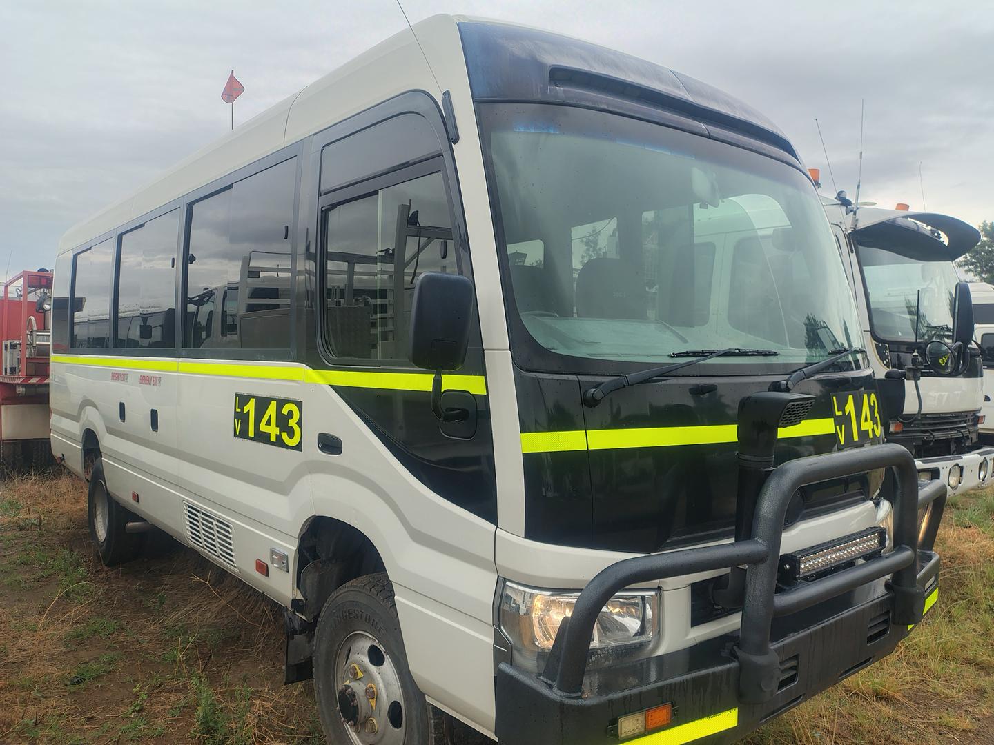 2017 TOYOTA COASTER XZB50R MY15 DELUXE (LWB) 4 SP AUTOMATIC BUS