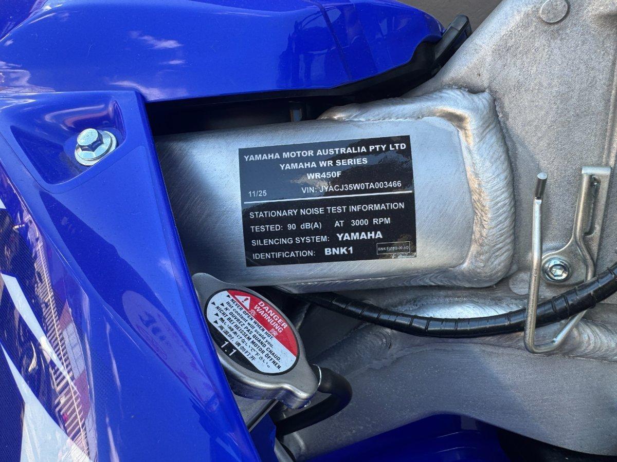 2025 YAMAHA WR450F ENDURO