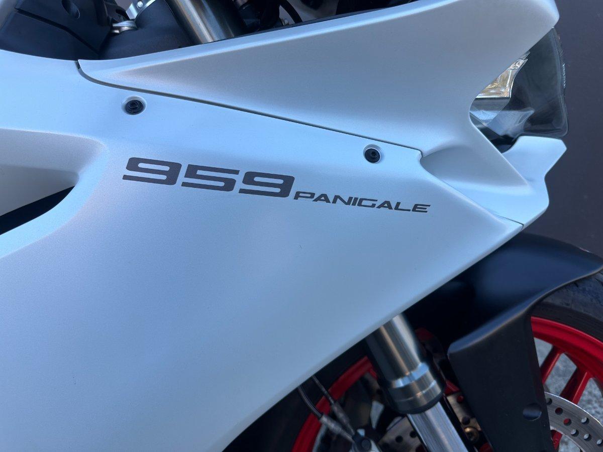2016 DUCATI 959 PANIGALE (WHITE) SPORTS